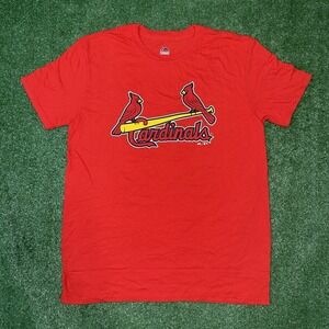 Majestic Harrison Bader Jersey T Shirt Mens Lrg St‎ Louis Cardinals MLB Baseball